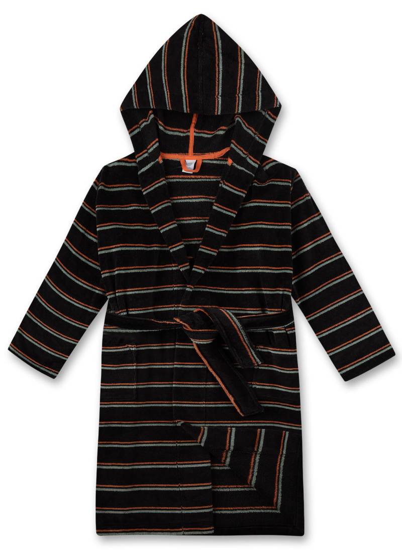 Sanetta - Bademantel/Morningcoat graphite blue - Gr. - 140 von Sanetta