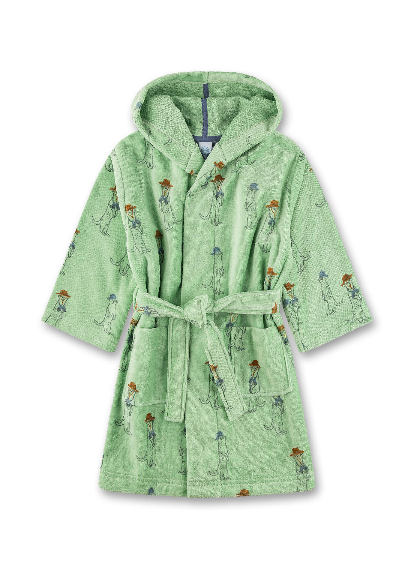 Sanetta - Bademantel/Morningcoat jade green - Gr. - 098 von Sanetta