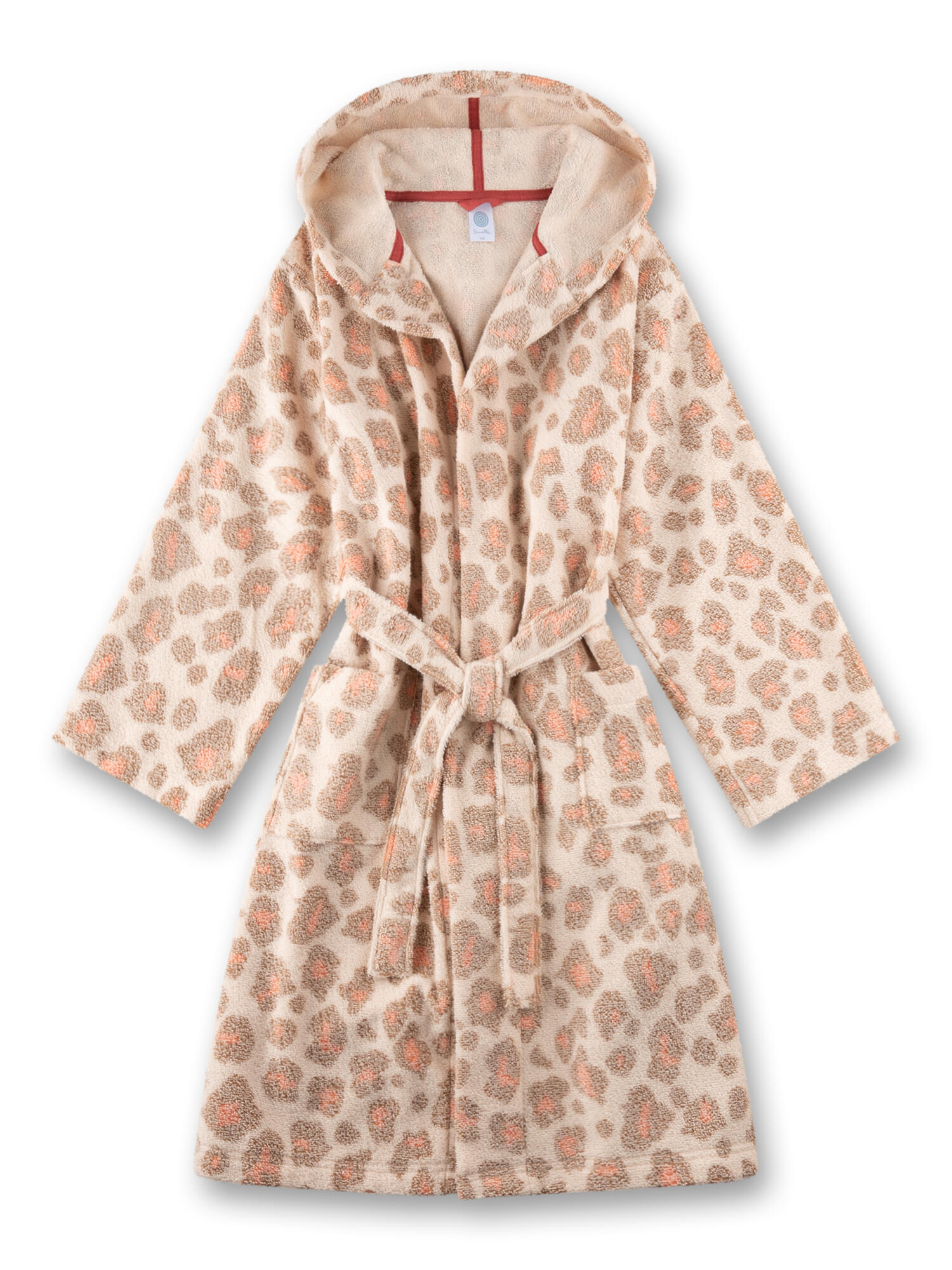 Sanetta - Bademantel/Morningcoat silver peony - Gr. - 140 von Sanetta