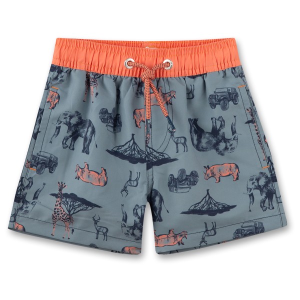 Sanetta - Beach Kids Boys Swim Trunks Woven - Boardshorts Gr 140 grau von Sanetta