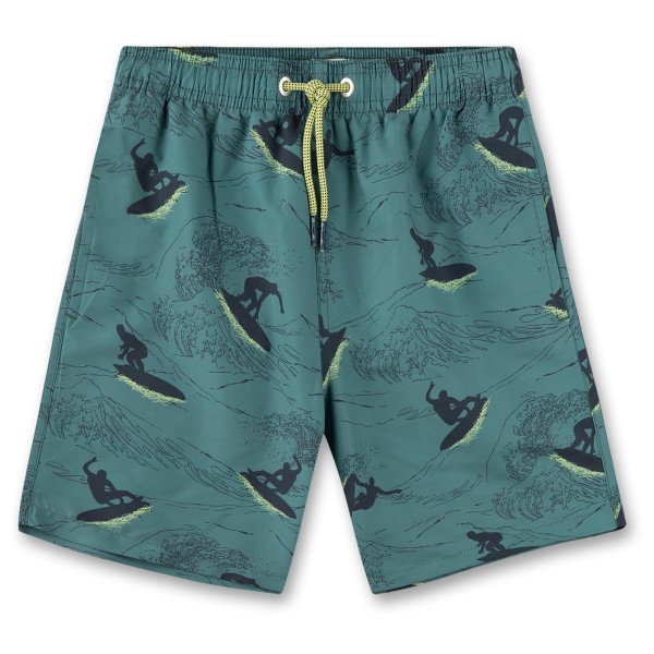 Sanetta - Beach Teens Boys Swim Trunks Woven - Boardshorts Gr 104 türkis von Sanetta