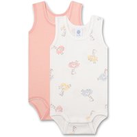 Sanetta Body Doppelpack Giraffen offwhite/ rosa von Sanetta