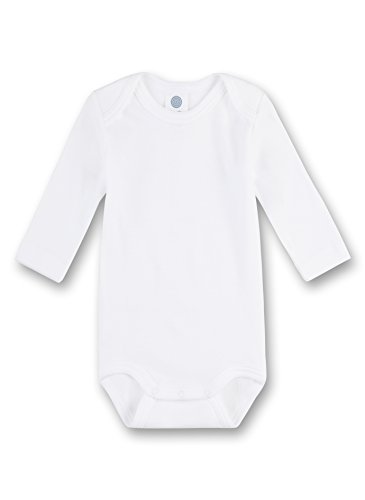 Sanetta Baby-Body langarm weiß | Hochwertiger und nachhaltiger Body für Babys aus Bio-Baumwolle. Baby Body von Sanetta