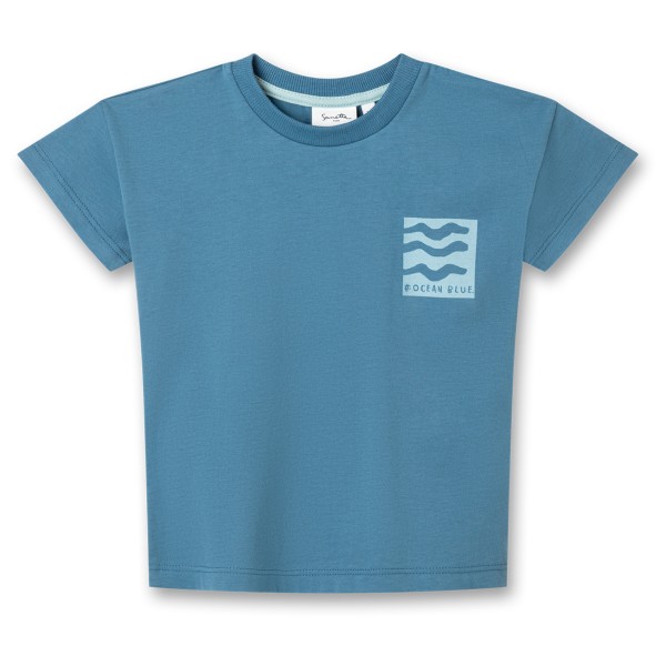 Sanetta - Boy's Pure LT 1 T-Shirt - T-Shirt Gr 140 blau von Sanetta