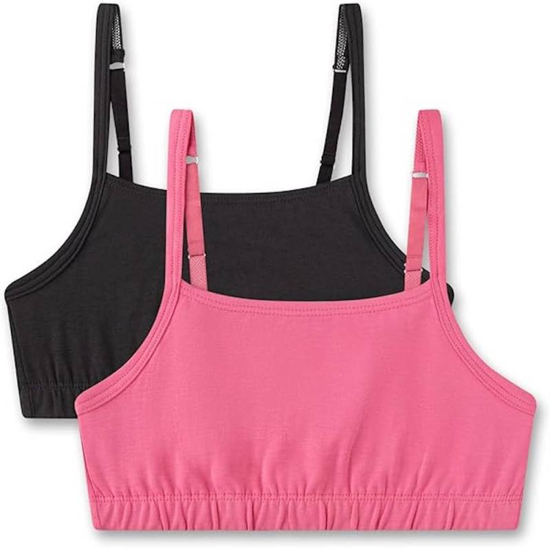 Sanetta Bustier Sanetta Mädchen 2er Pack Bustier rosa schwarz (Set) von Sanetta