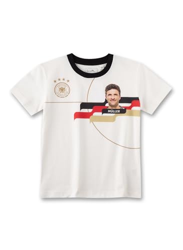 Sanetta DFB-Fanshirt Müller Off-White | Hochwertiges und gemütliches Shirt aus Baumwolle für Mädchen & Jungen. Kinder Bekleidung von Sanetta