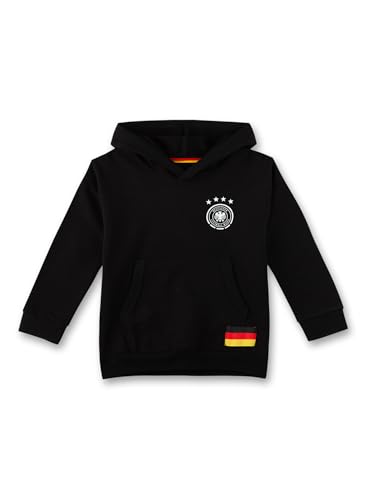 Sanetta DFB-Kapuzensweatshirt Schwarz | Hochwertiges und gemütliches Sweatshirt aus Baumwoll-Mix für Mädchen & Jungen. Kinder Bekleidung von Sanetta