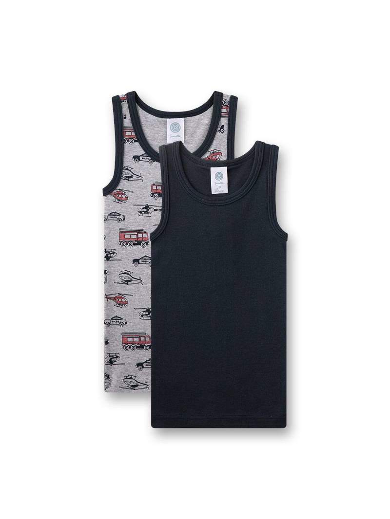 Sanetta - Doppelpack hellgrau melange - Gr. - 104 von Sanetta