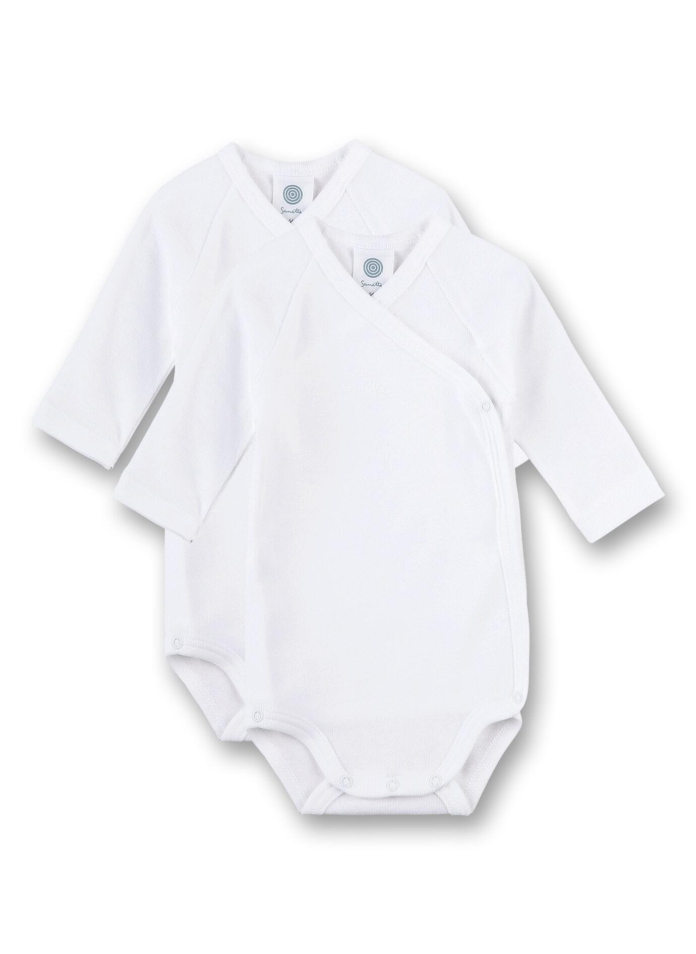 Sanetta - Doppelpack white - Gr. - 062 von Sanetta