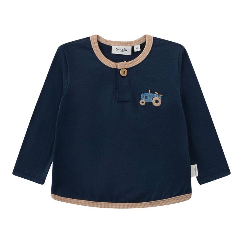 Sanetta Henley-Shirt langarm Traktor von Sanetta