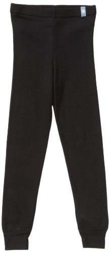 Sanetta Hose lang m.Label FR 372400 Unisex - Kinder Unterwäsche/ Lange Unterhosen, Röhre (Skinny), Gr.176, Schwarz(190 ) von Sanetta