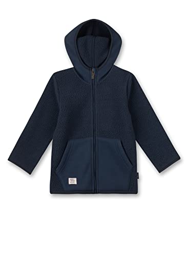 Sanetta Jungen 126198 Fleecejacke, deep Blue, 116 von Sanetta