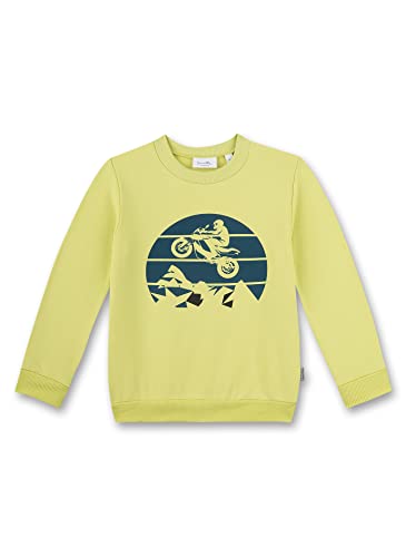 Sanetta Jungen 126295 Sweatshirt, Celery Green, 92 von Sanetta