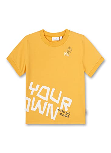 Sanetta Jungen 126419 T-Shirt, Sunny Yellow, 104 von Sanetta