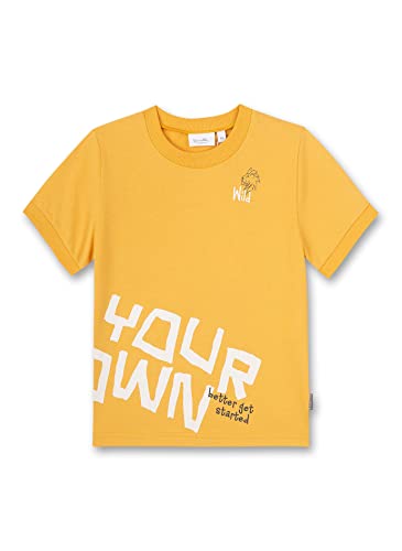 Sanetta Jungen 126419 T-Shirt, Sunny Yellow, 140 von Sanetta