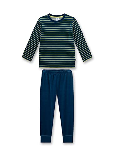 Sanetta Jungen 233034 Pyjamaset, Blue Ashes, 98 von Sanetta