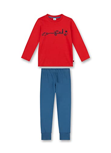 Sanetta Jungen 233109 Pyjamaset, Aurora red, 116 von Sanetta