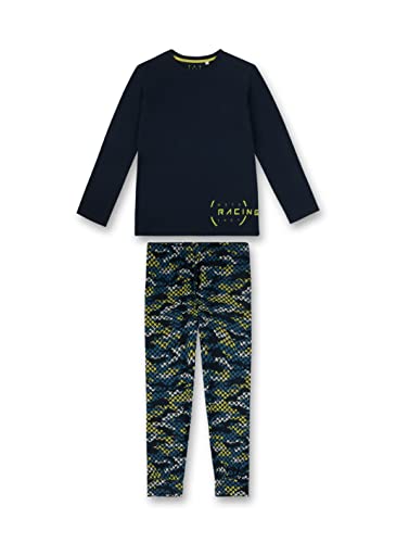 Sanetta Jungen 245367 Pyjamaset, Blue Space, 128 von Sanetta