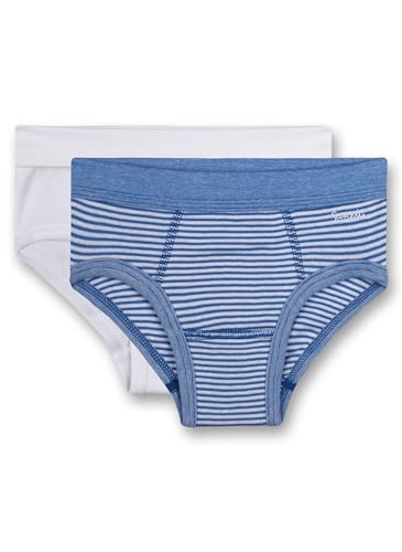 Sanetta Jungen 333518 Slip, Blau (Riviera 50094), 128 EU von Sanetta