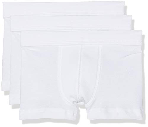 Sanetta Jungen 333736 Pants, Weiß (White 10), 140 (3er Pack) von Sanetta