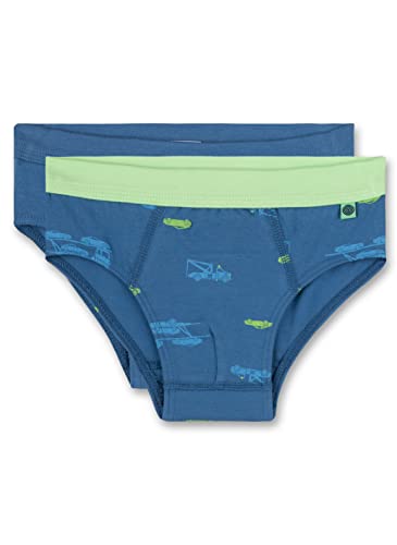 Sanetta Jungen 336072 Unterwäsche, Ocean, 92 (2er Pack) von Sanetta