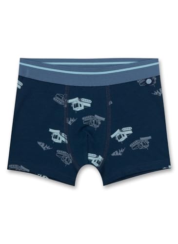 Sanetta Jungen-Hipshorts Blau | Hochwertige und nachhaltige Shorts für Jungen aus Bio-Baumwolle. Unterwäsche für Jungen 140 von Sanetta