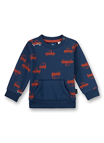 Sanetta Jungen Langarm Sweatshirt, True Navy, 56 von Sanetta