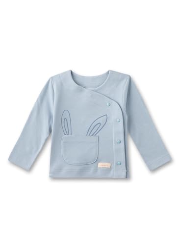 Sanetta Jungen Newborn Wickelshirt Langarm Interlock 100% Bio-Baumwolle von Sanetta