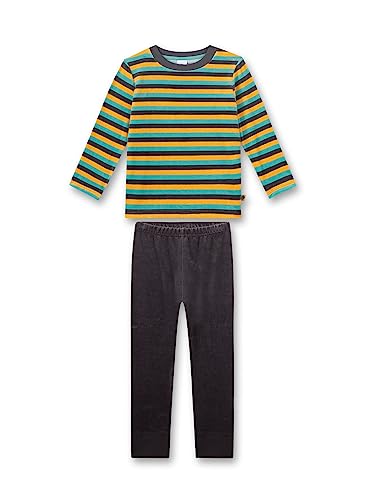 Sanetta Jungen Nicki Schlafanzug,grün-blau gestreift 233233 gr.140 von Sanetta