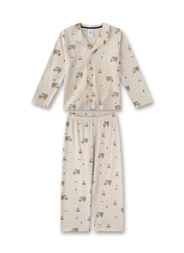 Sanetta Jungen-Schlafanzug Beige | Hochwertiger und bequemer Schlafanzug aus Baumwolle für Jungen. Pyjamaset für Jungen 116 Sanetta Jungen-Schlafanzug Beige | Hochwertiger und bequemer Schlafanzug aus Baumwolle für Jungen. Pyjamaset für Jungen 116 von Sanetta