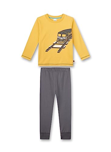 Sanetta Jungen-Schlafanzug Gelb | Bequemer Schlafanzug für Jungen lang. | Pyjamaset Größe 104 Sanetta Jungen-Schlafanzug Gelb | Bequemer Schlafanzug für Jungen lang. | Pyjamaset Größe 104 von Sanetta
