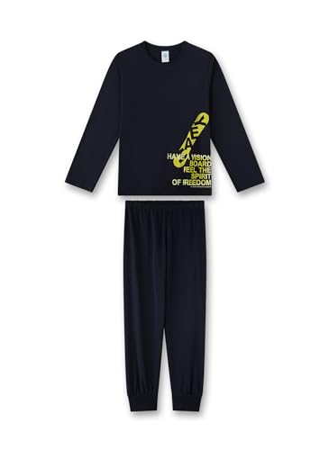 Sanetta Jungen Schlafanzug Yeah, dunkelblau 245767 gr.176 von Sanetta