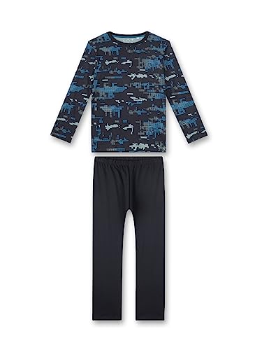 Sanetta Jungen-Schlafanzug lang | Bequemer Schlafanzug für Jungen lang. | Pyjamaset Größe 152 von Sanetta