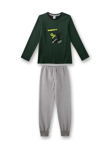 Sanetta Jungen-Schlafanzug lang grün | Hochwertiger und bequemer Schlafanzug aus 100% Baumwolle für Jungen. Pyjamaset für Jungen 164 Sanetta Jungen-Schlafanzug lang grün | Hochwertiger und bequemer Schlafanzug aus 100% Baumwolle für Jungen. Pyjamaset für Jungen 164 von Sanetta