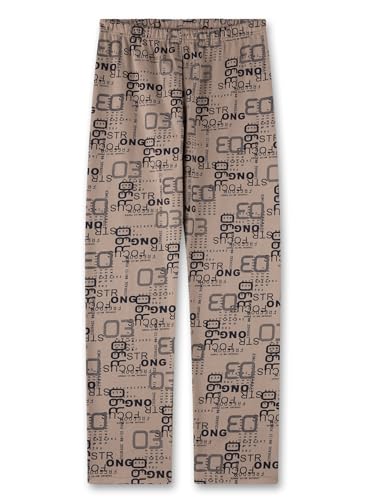 Sanetta Jungen Schlafhose FLANELL grau -beige gemustert 245754 gr.176 von Sanetta
