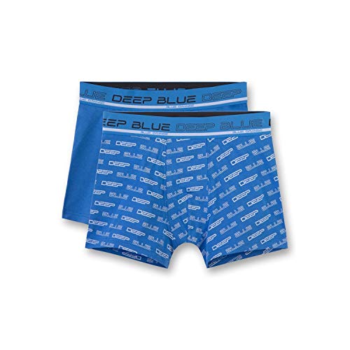 Sanetta Jungen Shorts DP Hipshort 345658 2er Pack, Blau (Blue 50307), 188, Farbe:Blau (Blue 50307), Größe:176 von Sanetta