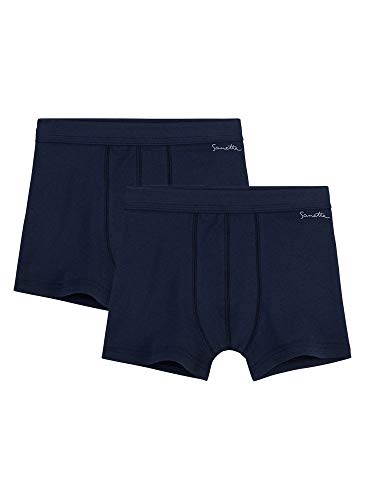 Sanetta Jungen Shorts im Doppelpack aus Bio-Baumwolle - Made in Europe - Neptun (50226), 140 von Sanetta
