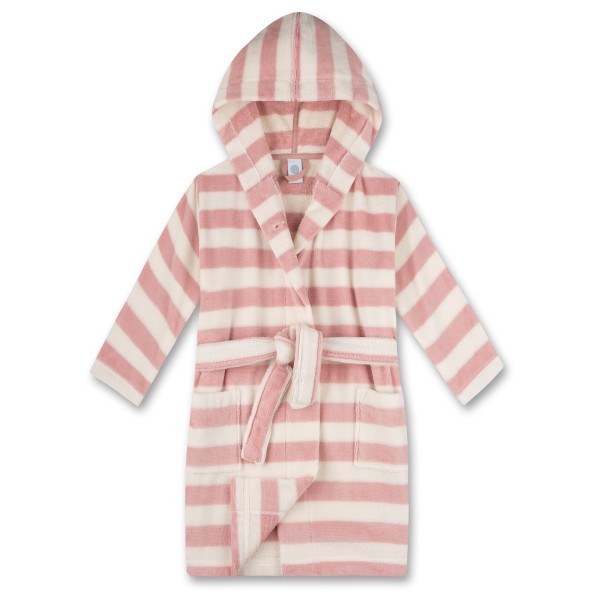 Sanetta - Kid's Bathrobe Stripe 233054 - Bademantel Gr 140 rosa von Sanetta