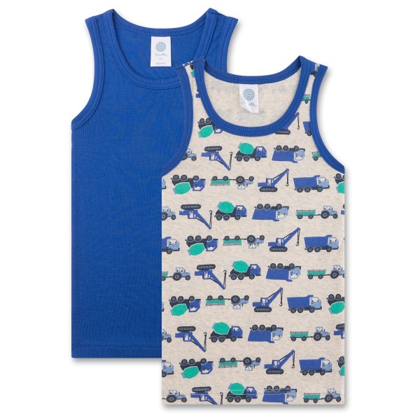 Sanetta - Kid's DP Shirt 336927+336928 - Alltagsunterwäsche Gr 128 blau von Sanetta