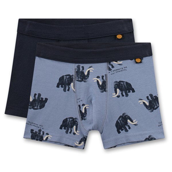 Sanetta - Kid's DP Shorts 337065+337066 - Unterhose Gr 80 grau/blau von Sanetta