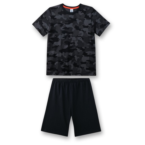 Sanetta - Kid's Pyjama 1/2 245839 - Alltagsunterwäsche Gr 188 schwarz von Sanetta