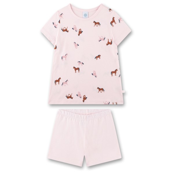 Sanetta - Kid's Pyjama Short AOP 233565 - Schlafanzug Gr 92 weiß von Sanetta
