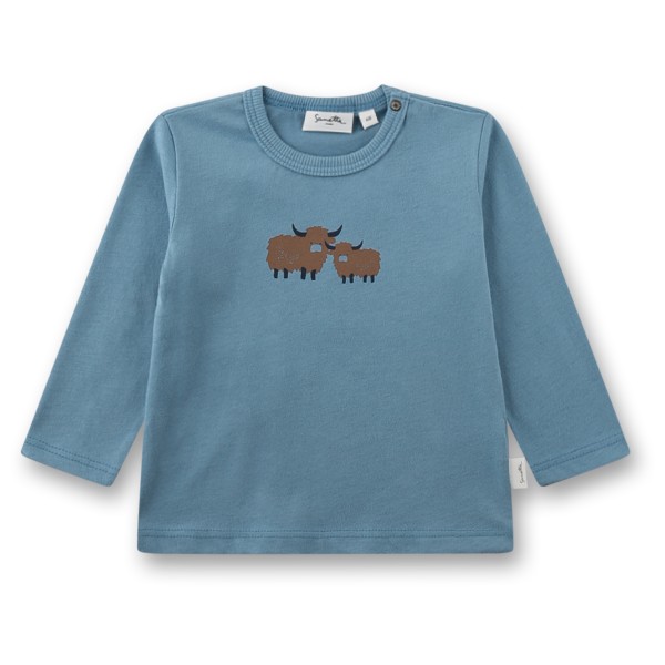 Sanetta - Kid's Shirt 12246 - Longsleeve Gr 56 blau von Sanetta