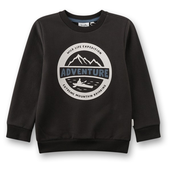 Sanetta - Kid's Sweatshirt 12304 - Pullover Gr 128 schwarz von Sanetta