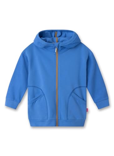 Sanetta Kinder Jungen Sweatjacke Langarm Hoodie Kapuze Bio-Baumwolle von Sanetta