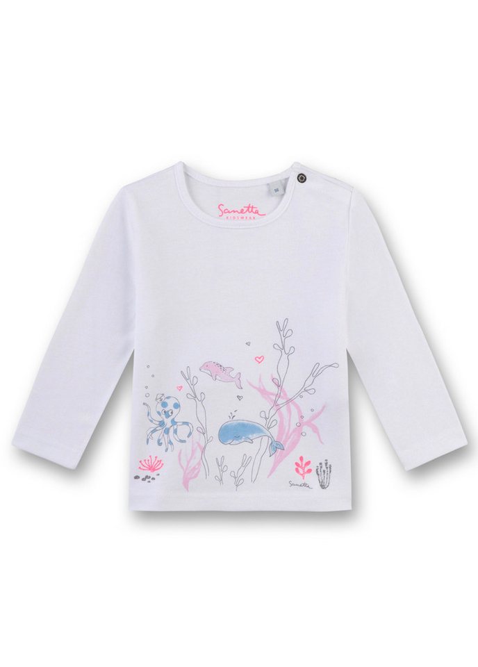 Sanetta Langarmshirt Meerestiere von Sanetta