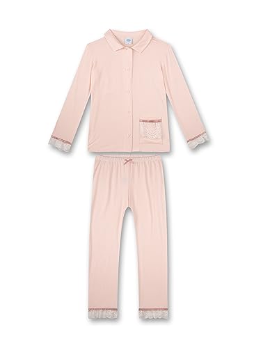 Sanetta M dchen 245547 Schlafanzug lang Modal, Soft Pink, 140 EU von Sanetta