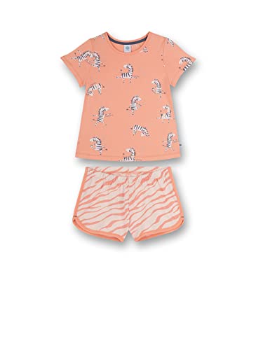 Sanetta Mädchen 232718 Pyjamaset, Peach Amber, 128 von Sanetta