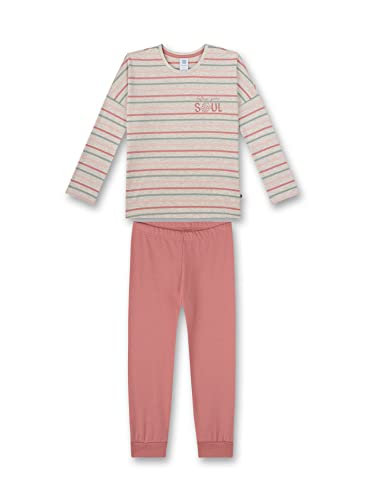 Sanetta Mädchen 233002 Pyjamaset, Nature Melange, 104 von Sanetta