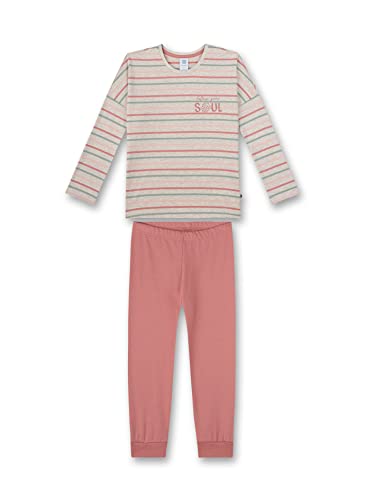 Sanetta Mädchen 233002 Pyjamaset, Nature Melange, 140 von Sanetta